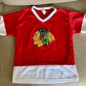 Youth Short-Sleeved Chicago Blackhawks Jersey